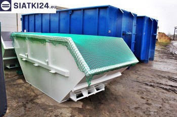 Siatki Miastko - Siatka przykrywająca na kontener - zabezpieczenie przewożonych ładunków dla terenów Miastka
